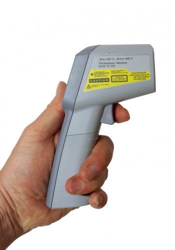 Infrarot Thermometer mit Laservisier, so benutzt man es