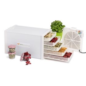   Biosec Domus Dörrautomat mit Kunststoffgehäuse – BPA-frei, 5 Kunststofftabletts