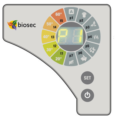 Biosec Domus Dörrautomat mit Kunststoffgehäuse – BPA-frei, 5 Kunststofftabletts