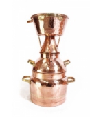 Alquitara Destille, 3 Liter für die Destillation ätherischer Öle und aromatischer Brände